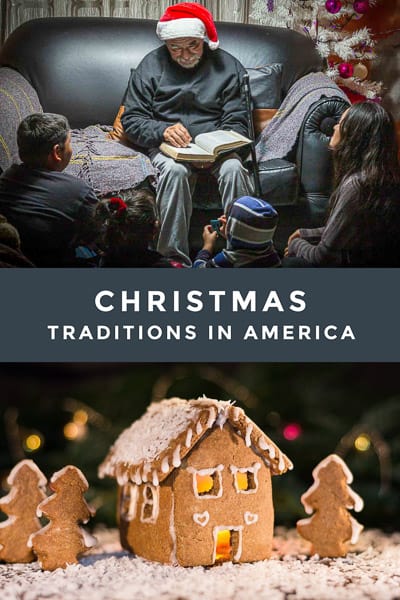 image reflecting sine of the Christmas traditions in America