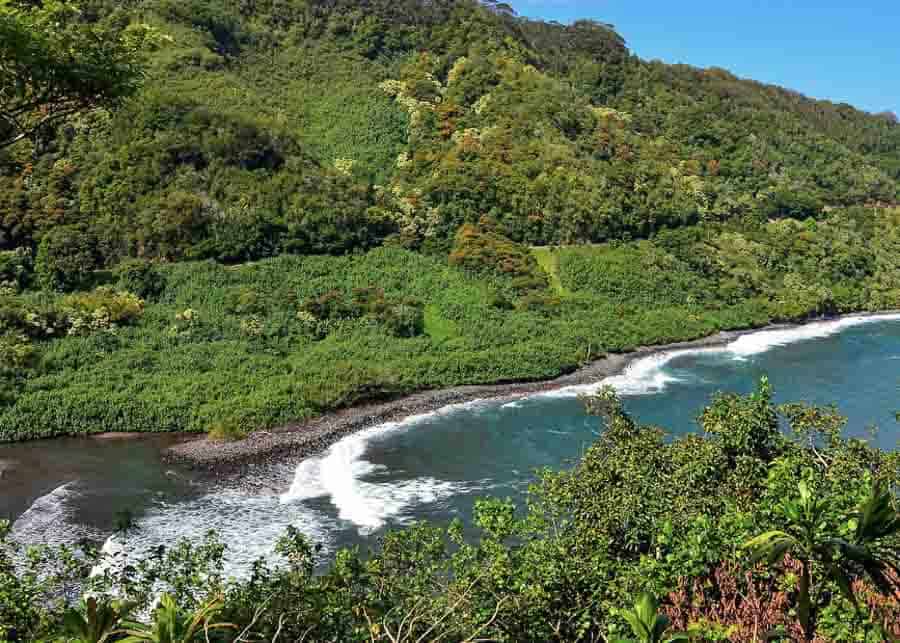 view of Honomanu Bay