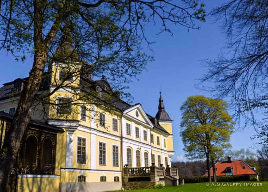 View of Sparreholm Castle in Sweden