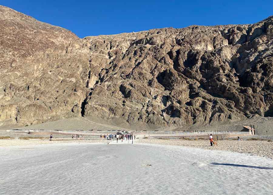 Badwater Basin, an interesting stop on the Death Valley itinerary