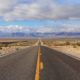driving on a Death Valley Road