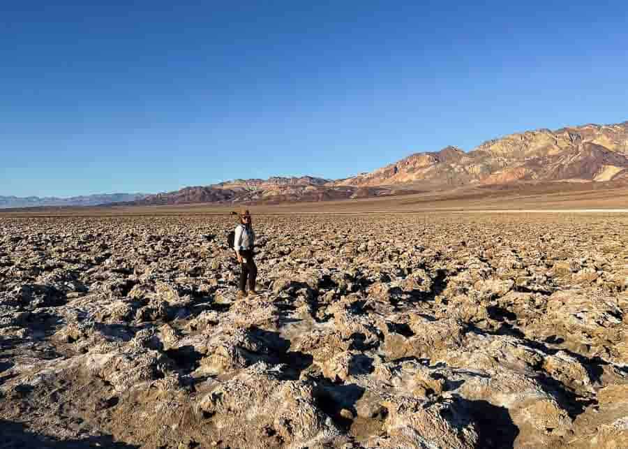 Hiking on Devil's Golf Course