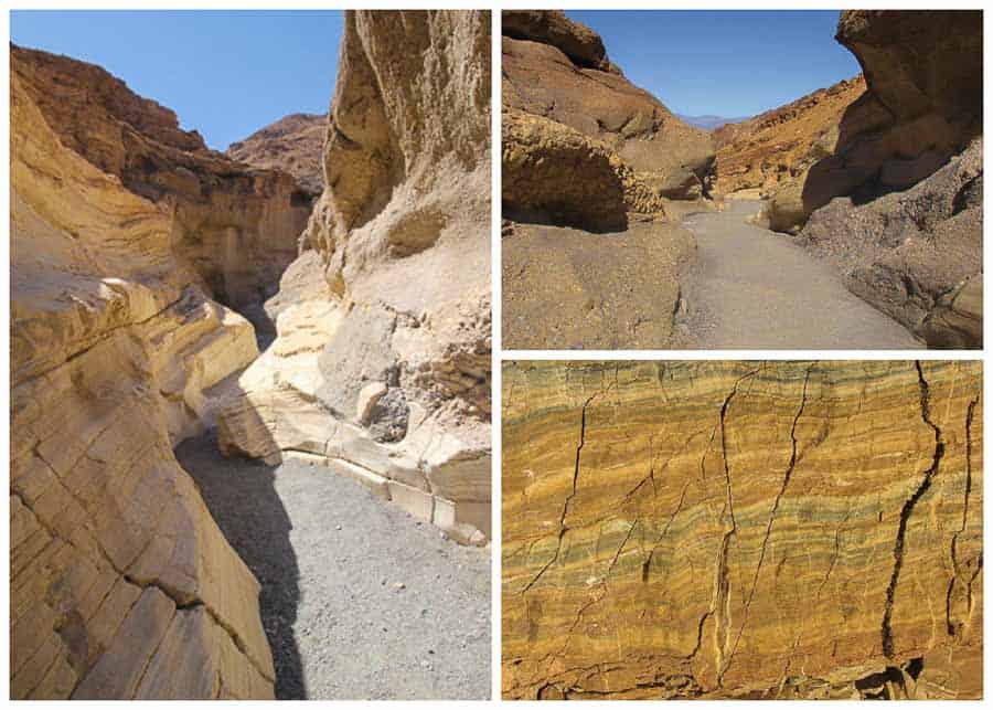 hiking Mosaic Canyon in Death Valley