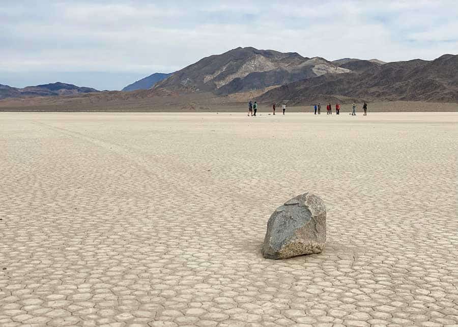 Rock on the Racetrack Playa in Death Valley