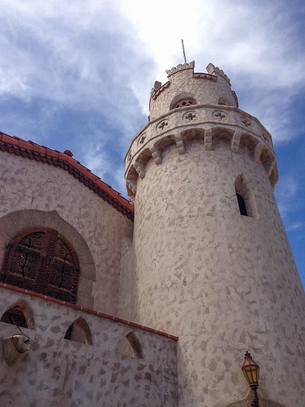 The tower of Scotty's Castle