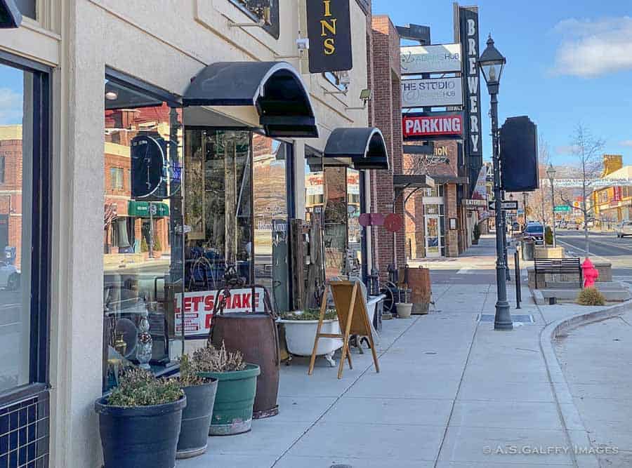 Shopping for antiques in Carson City