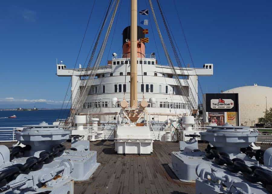 photo of a ship deck
