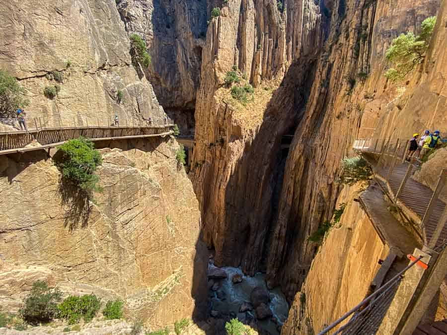 View into the stunningly beautiful Gorge of the Gaitanes