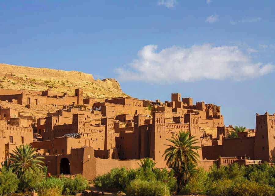 View of Ain ben Haddou Kasbah