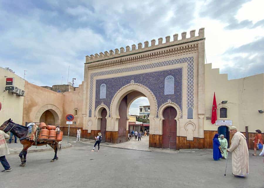 Bab Bou Jeloud gate in Fes