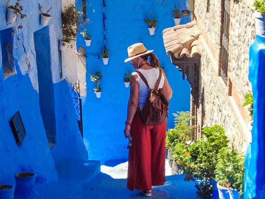 strolling through Chefchaouen, the Blue City of Morocco