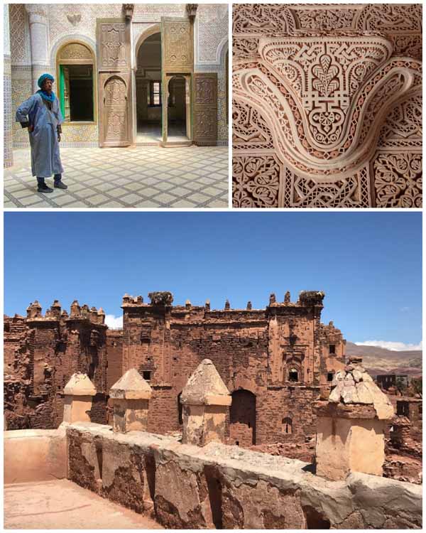 images of Telouet Kazbah from our 10 days in Morocco itinerary