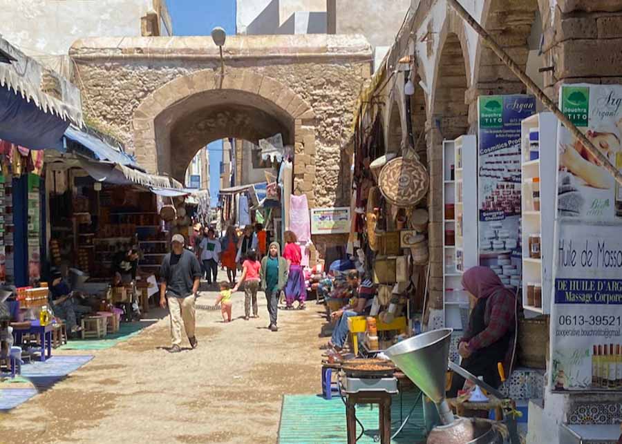 Shopping in Essaouira, Morocco