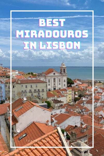 Miradouros in Lisbon pin
