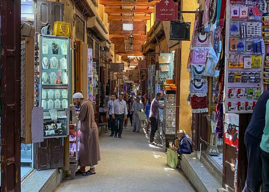image depicting people Shopping in Morocco