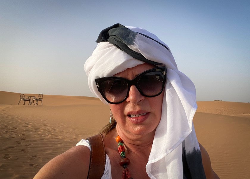 Wearing a turban in Morocco