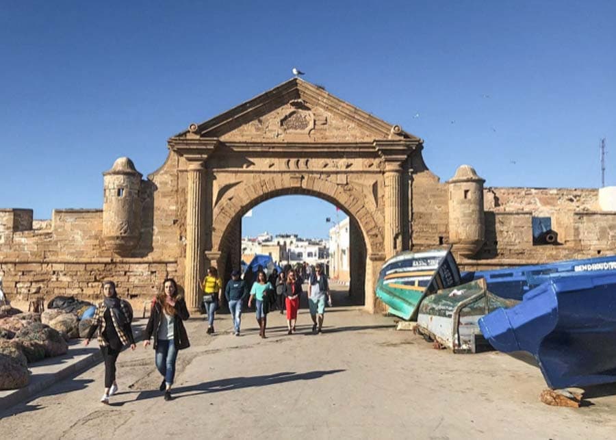The gate to the old Medina of Essaouira