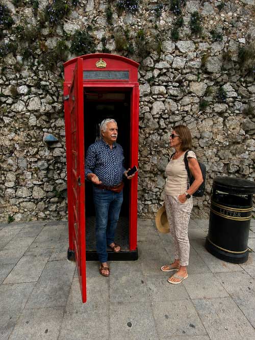 strolling through Gibraltar