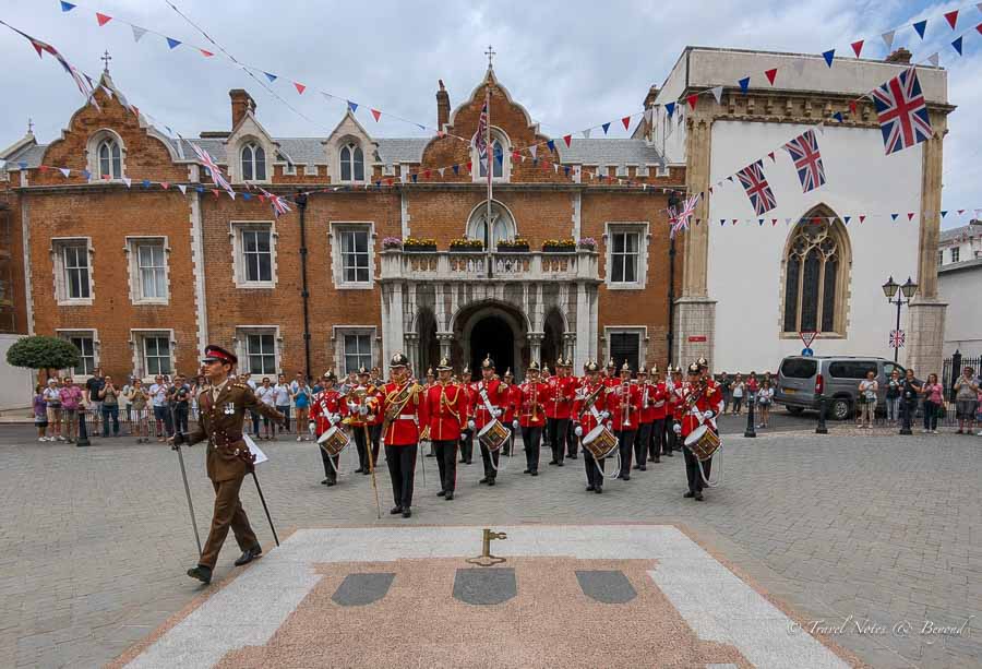 image depicting the changing of the guard ceremony in Gibraltar