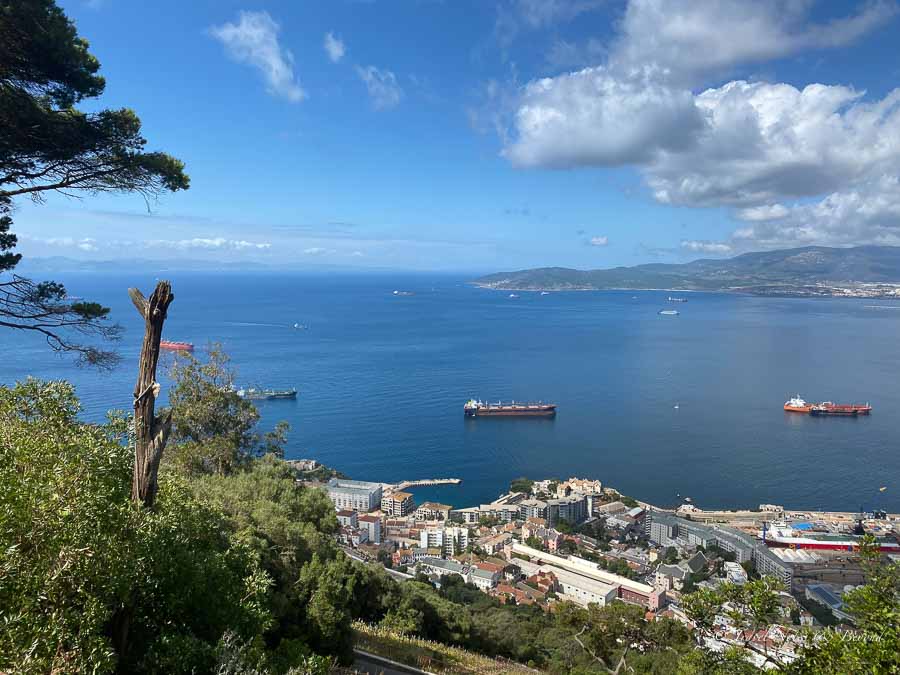 view of the Strait of Gibraltar