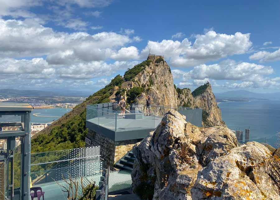 the Skywalk at Gibraltar.