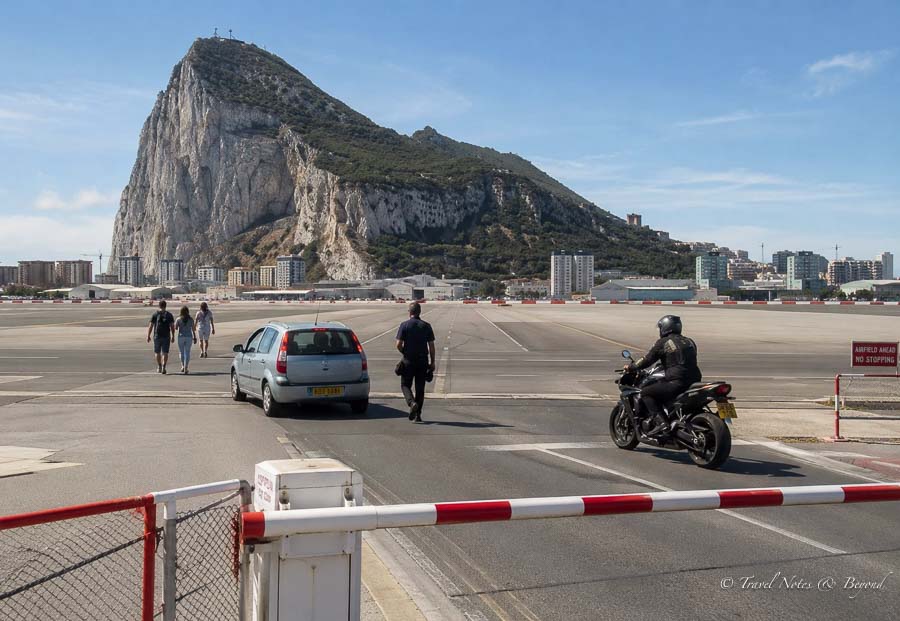 airport runway in Gibraltar
