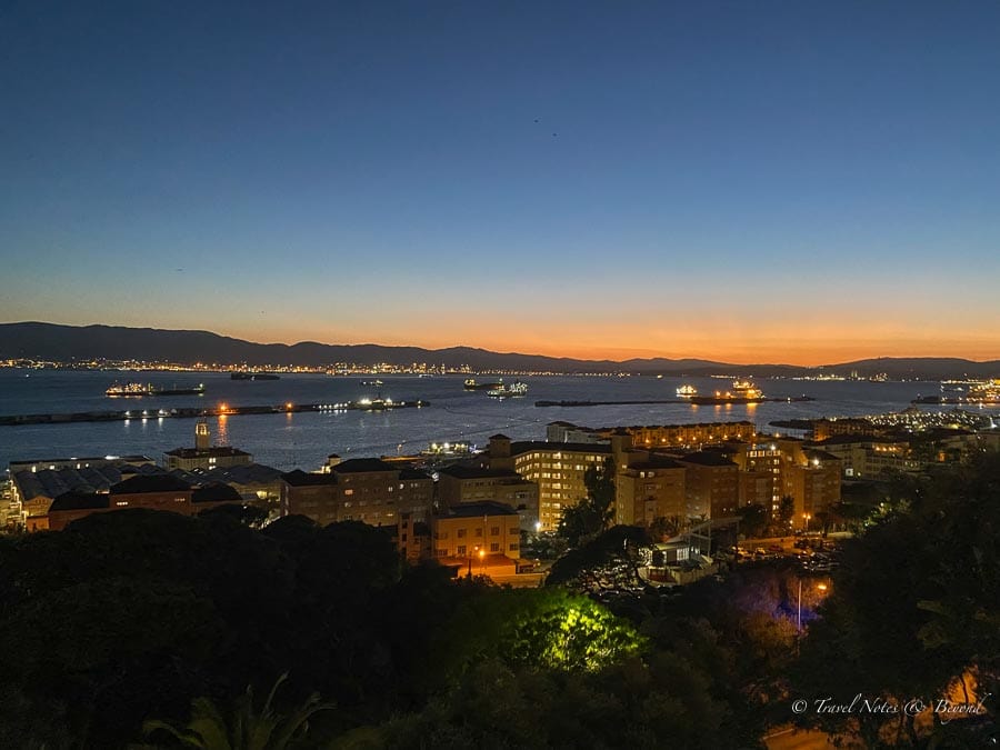 view from the Rock Hotel