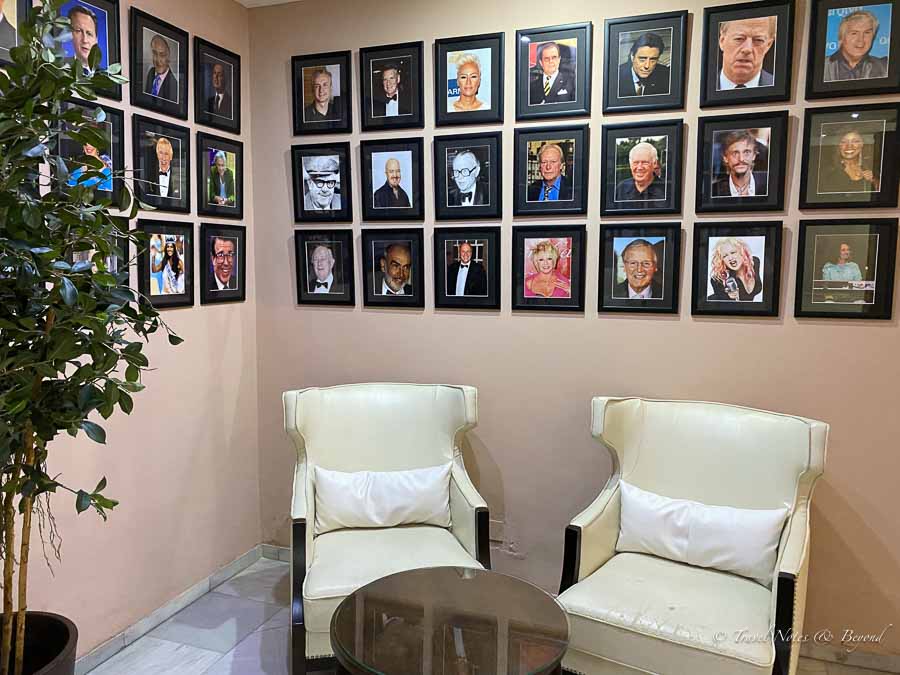 The Wall of Fame at the Rock Hotel
