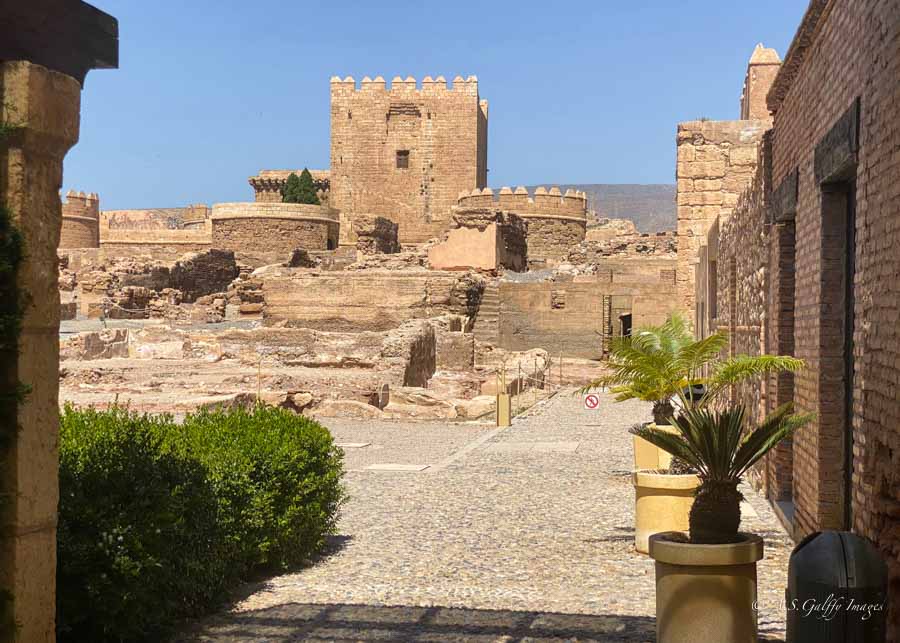 Ruins of Alcazaa de Almeria day trip from Malaga