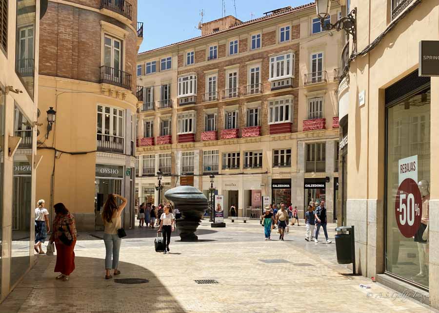Malaga city center
