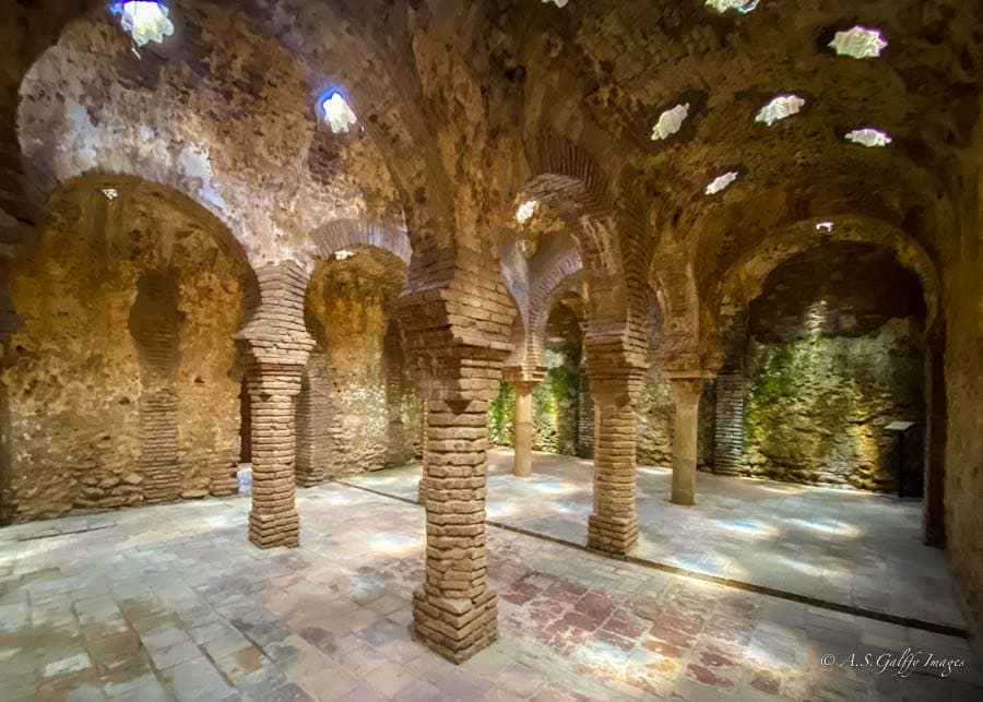 the Roman Baths in Ronda