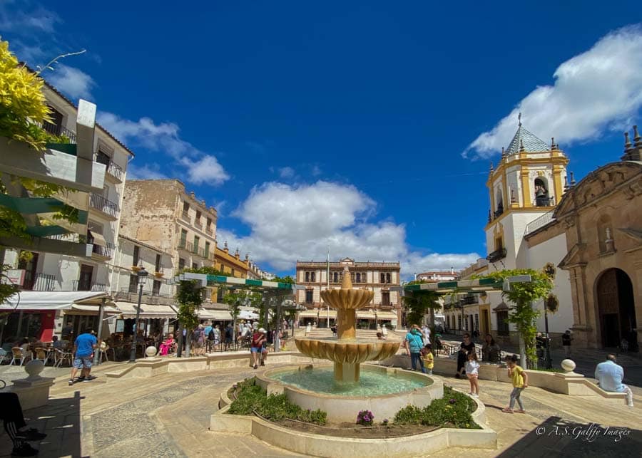 main square in Ronda