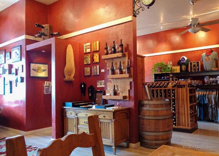wine tasting room in Sedona, AZ