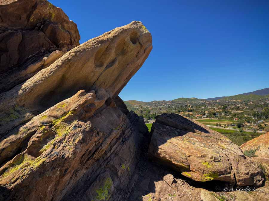 Rock formations at Vasquez Rocks National Area Park