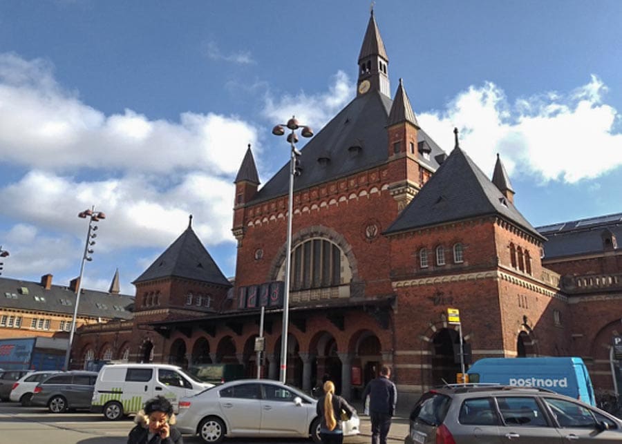 view of the Copenhagen central station