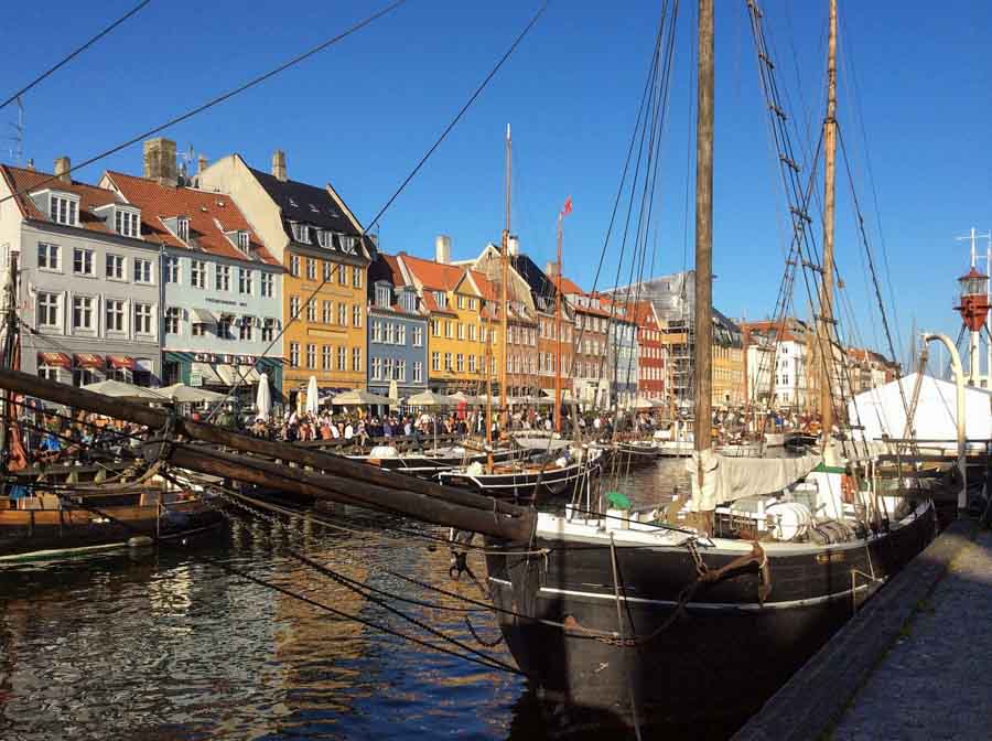 the waterfront of Nyhavn