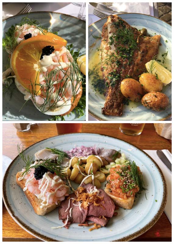 plates for Lunch in Nyhavn