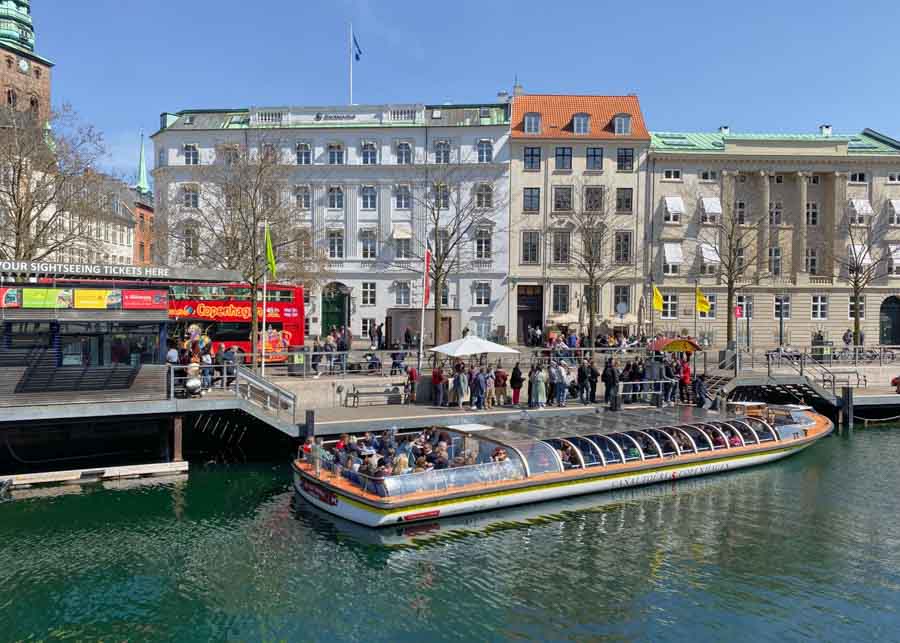 boat tour on the canal