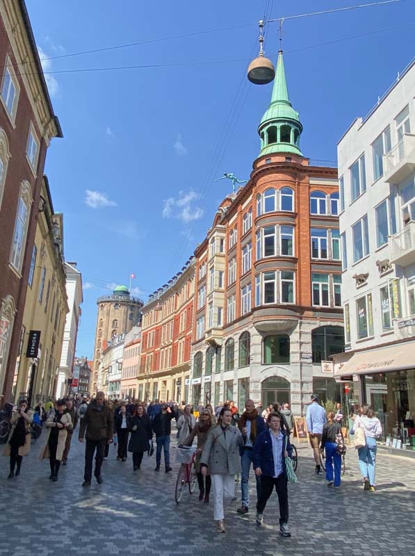 people walking in Copenhagen