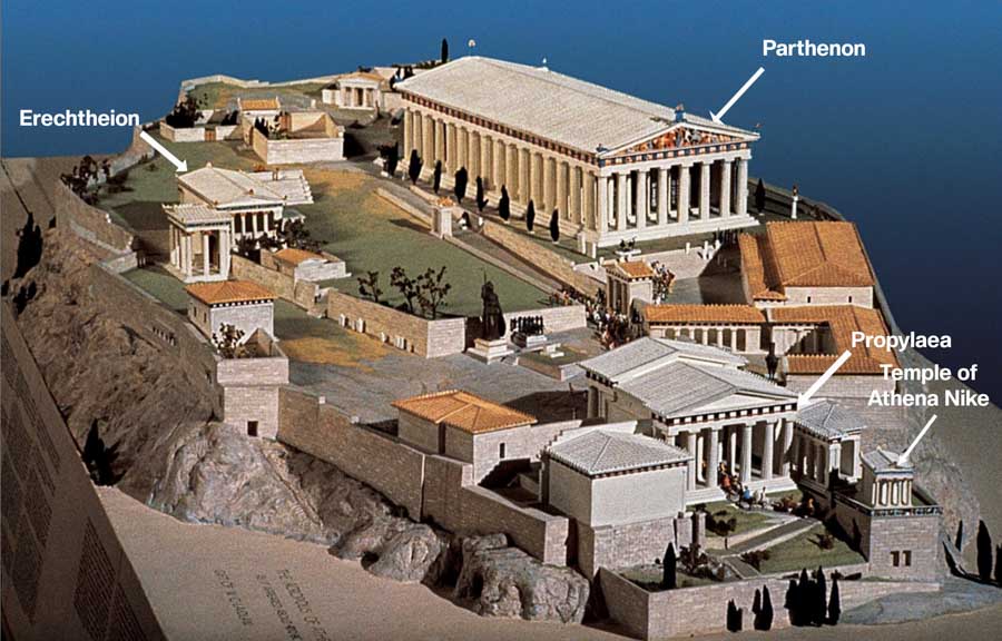 Reconstruction of the Acropolis of Athens