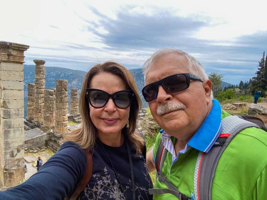 Visiting Delphi, the first stop on our Greece itinerary