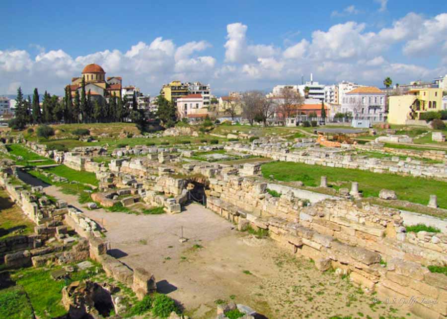 Karameikos Cemetery in Athens