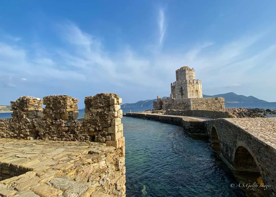 view of the Methoni Castle