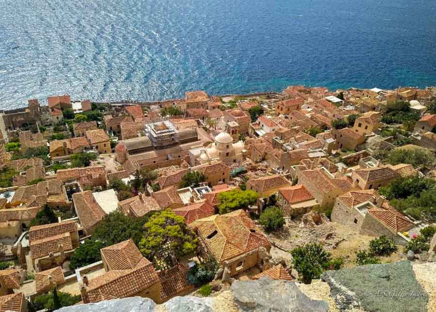 image depicting the Castle of Monemvasia, Greece