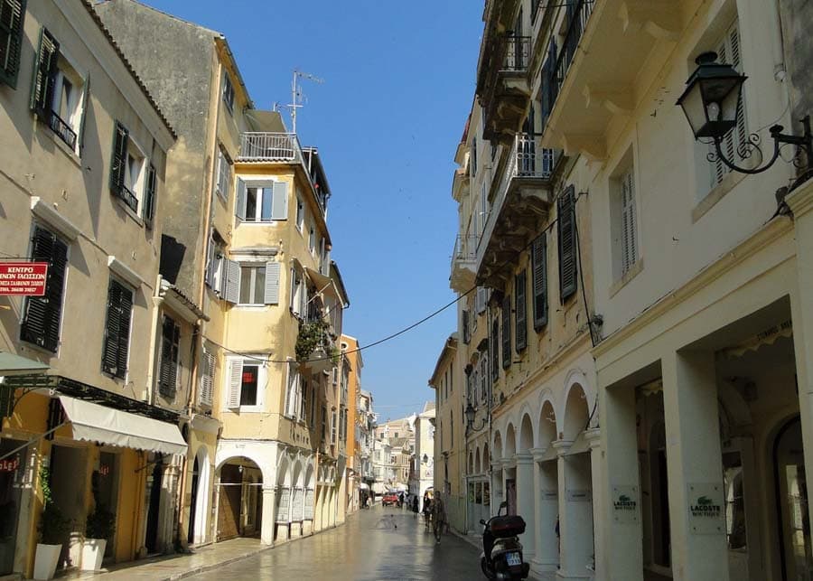 Corfu historic town