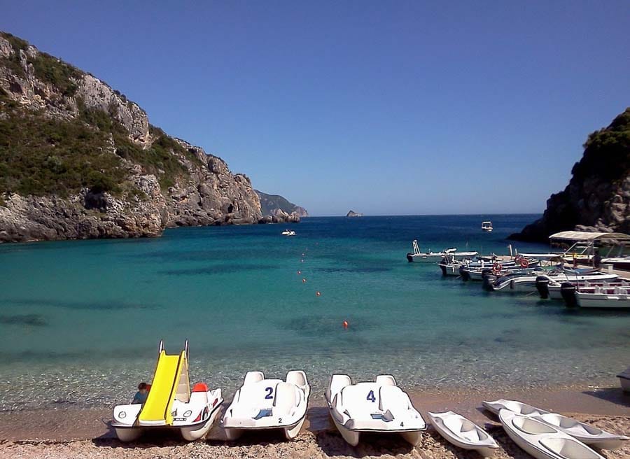 Beach in Corfu