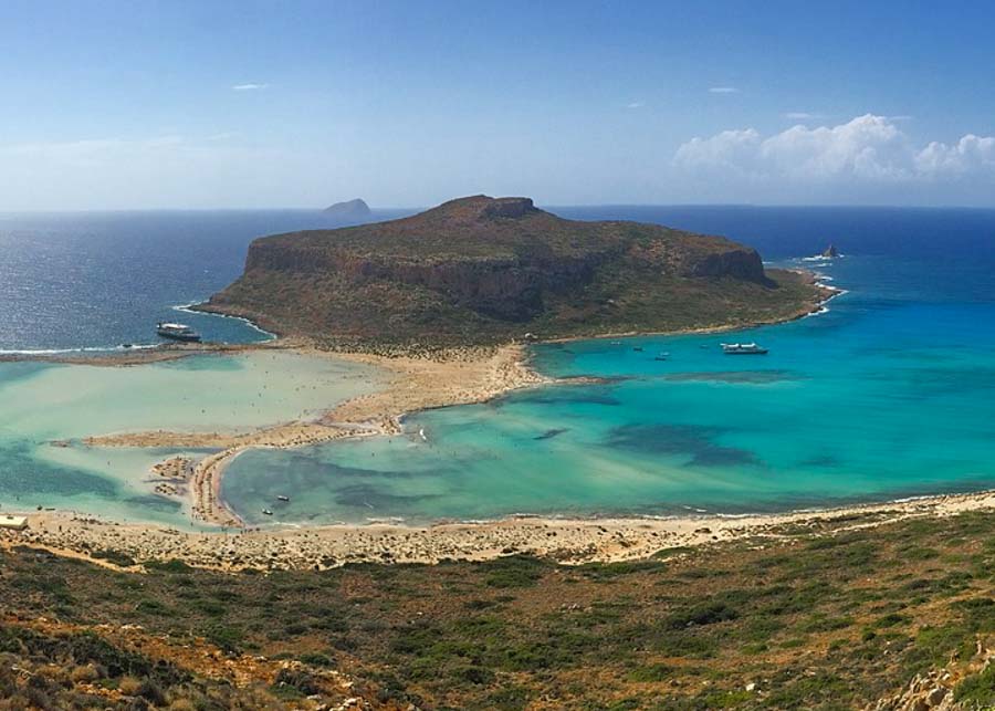 view of a beach Crete, Greece