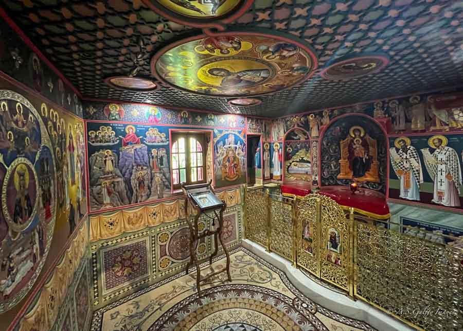 chapel at Rousanou Monastery