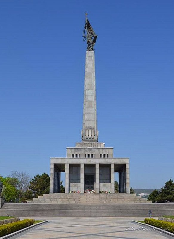 the Slavín War Memorial, one of the attractions in Bratislava