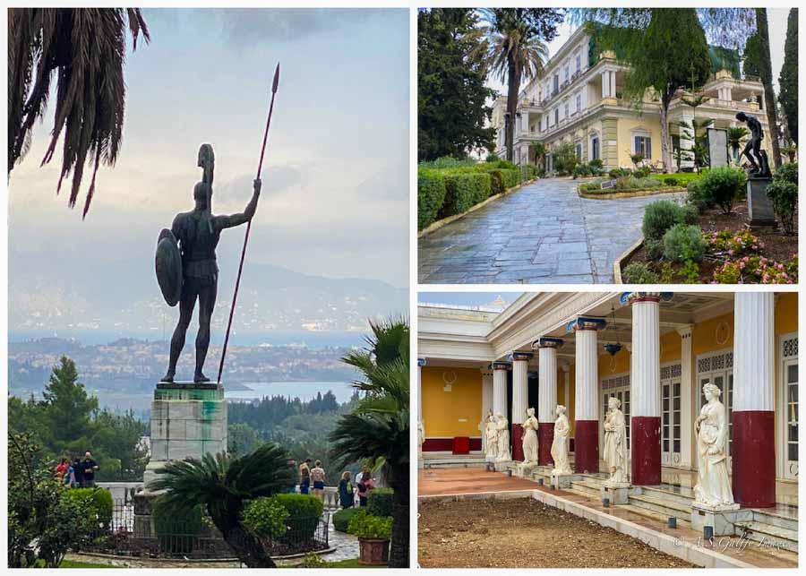 Visiting Achilleion Palace, one of the best things to do in Corfu